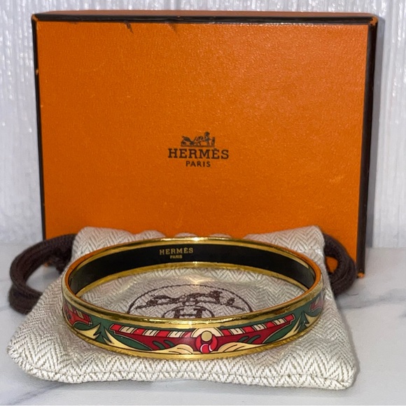 Hermes Jewelry - Hermes Enamel Bangle Bracelet!